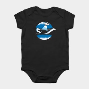 Cryptid Water Skiing Baby Bodysuit
